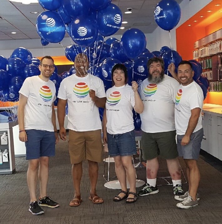 AT&T Live Proud pride event